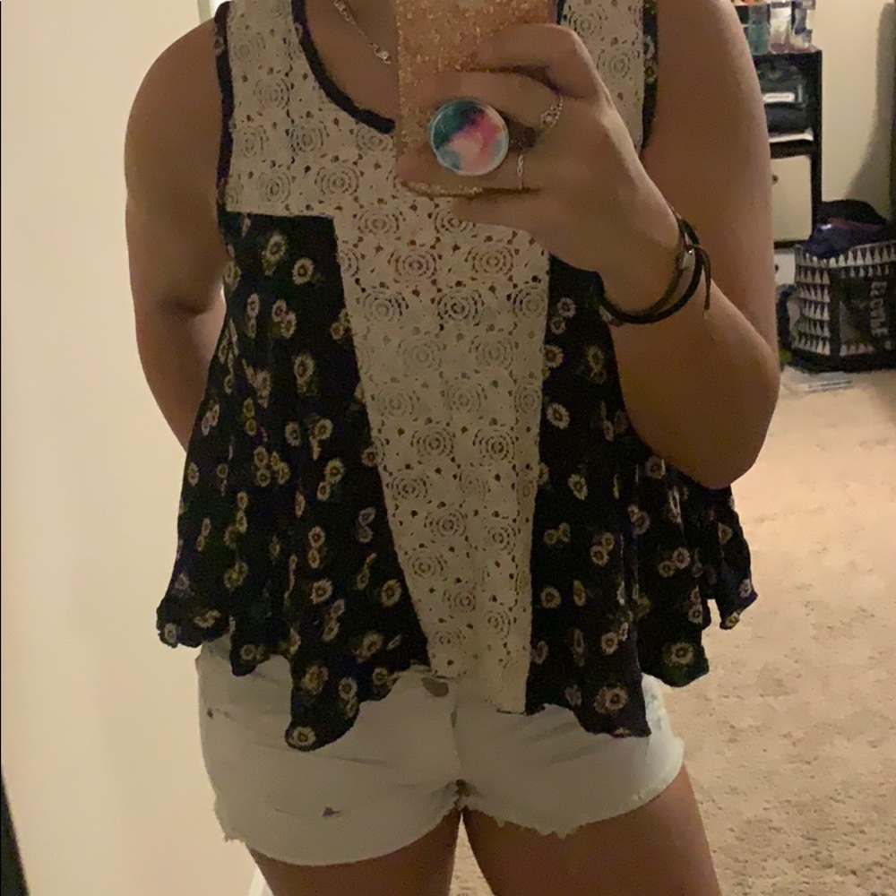 Floral tank top
